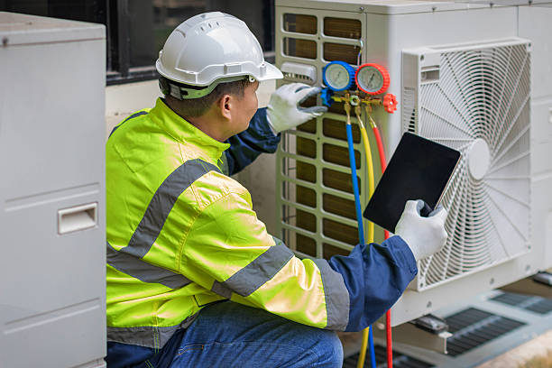 Professional Ac Installation technician working in Shepherd, MI